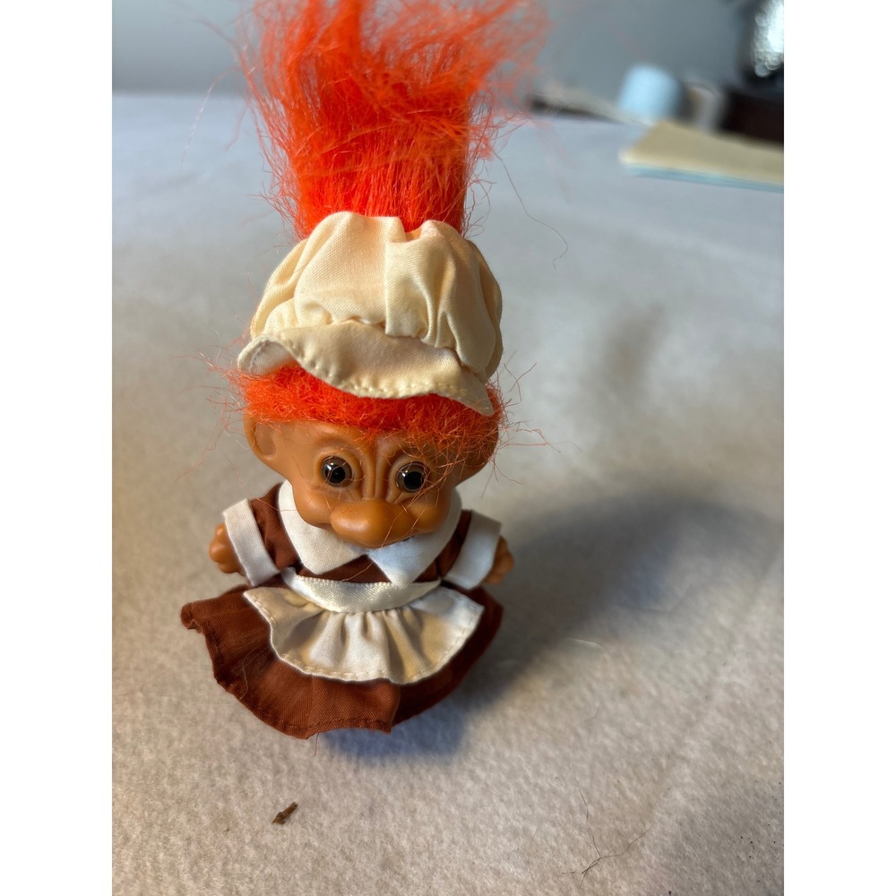 Russ Troll Doll Maid Outfit Orange‎ Hair Item 18360 Made in China